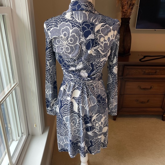Dvf silk print wrap dress - Picture 3 of 13